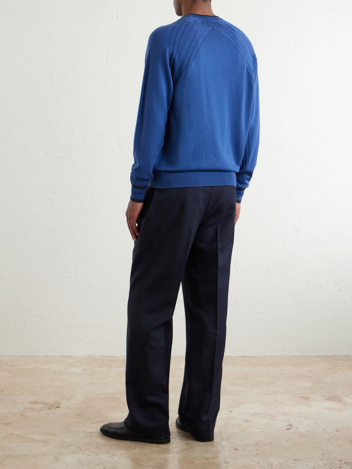 John Smedley - Dean Merino Wool Sweater - Blue
