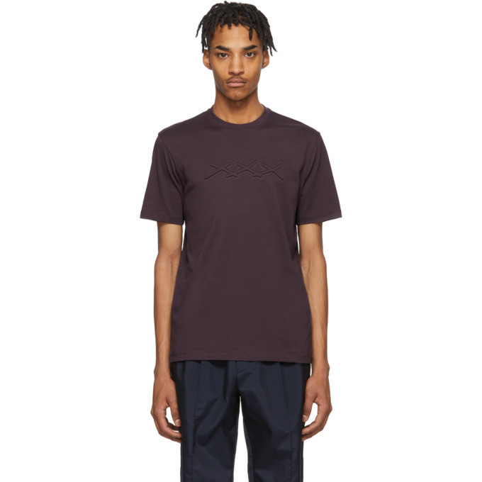 Ermenegildo Zegna パープルM Ermenegildo Zegna Purple XXX T-Shirt Ermenegildo Zegna
