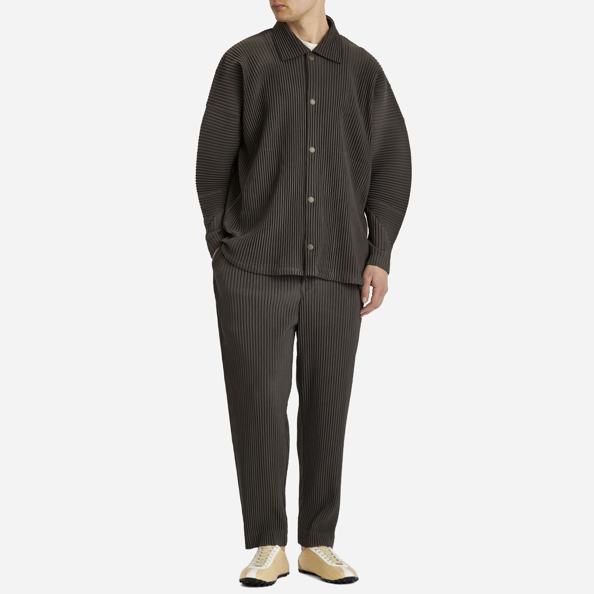 HOMME PLISSÉ ISSEY MIYAKE コーチジャケット ブラック Homme Plissé Issey Miyake - Coach Jacket - Black | T.T.O.O