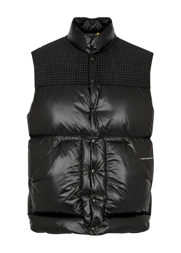Photo: Moncler Genius 7 Moncler Frgmt Osteen Quilted Shell Gilet Black