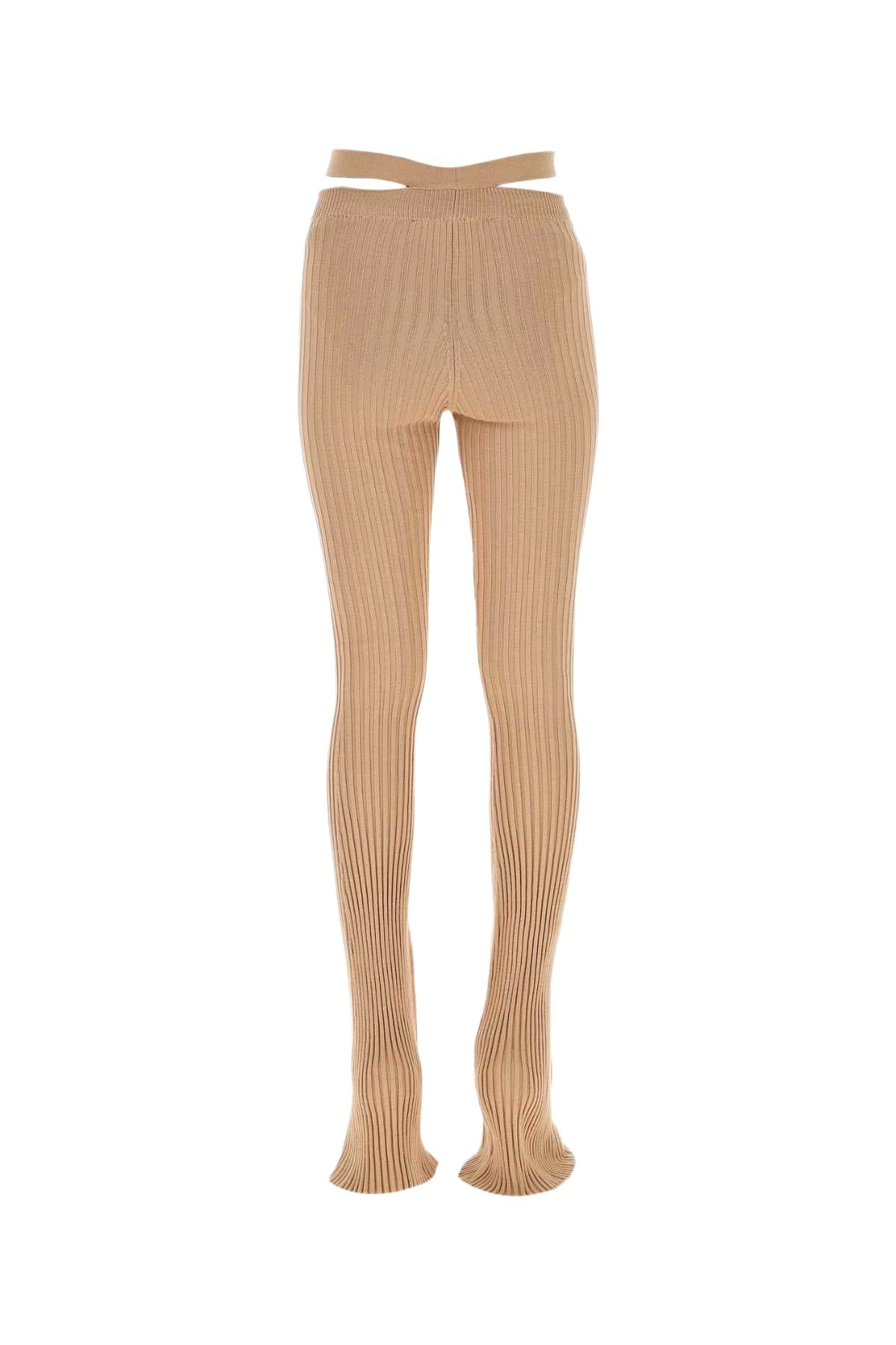 ANDREĀDAMO Skin Pink Stretch Viscose Blend Pant