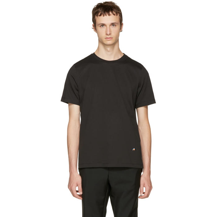 Photo: Paul Smith Black Rainbow Gents T-Shirt 