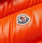 Moncler - Logo-Appliquéd Quilted Shell Down Gilet - Orange
