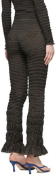 Gauntlett Cheng Black Nylon Trousers