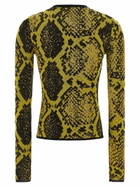 The Attico Python Jacquard Cardigan