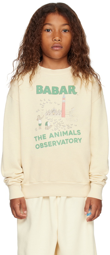Photo: The Animals Observatory Kids Beige Bear Sweatshirt