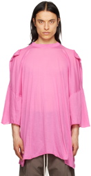 Rick Owens Pink Tommy T-Shirt