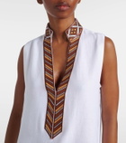 Loro Piana Abril linen midi dress
