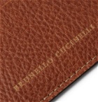 Brunello Cucinelli - Full-Grain Leather Cardholder - Brown