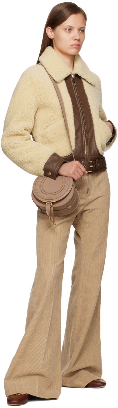 Chloé Pink Small Marcie Saddle Bag