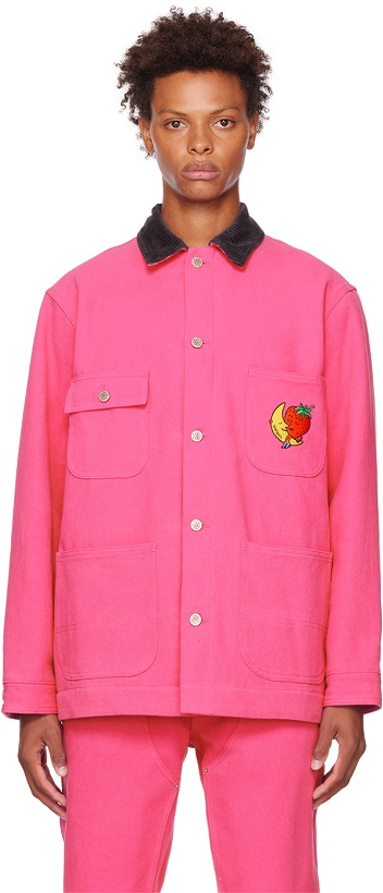 Photo: Sky High Farm Workwear Pink Workwear Chore Jacket