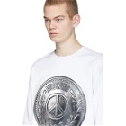 Moschino White Coin Sweatshirt