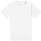 WTAPS Men's 9 WTVUA Collar Logo T-Shirt in White