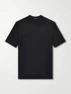 Thom Sweeney - Linen T-Shirt - Black