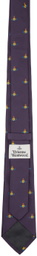 Vivienne Westwood Purple Orb Tie