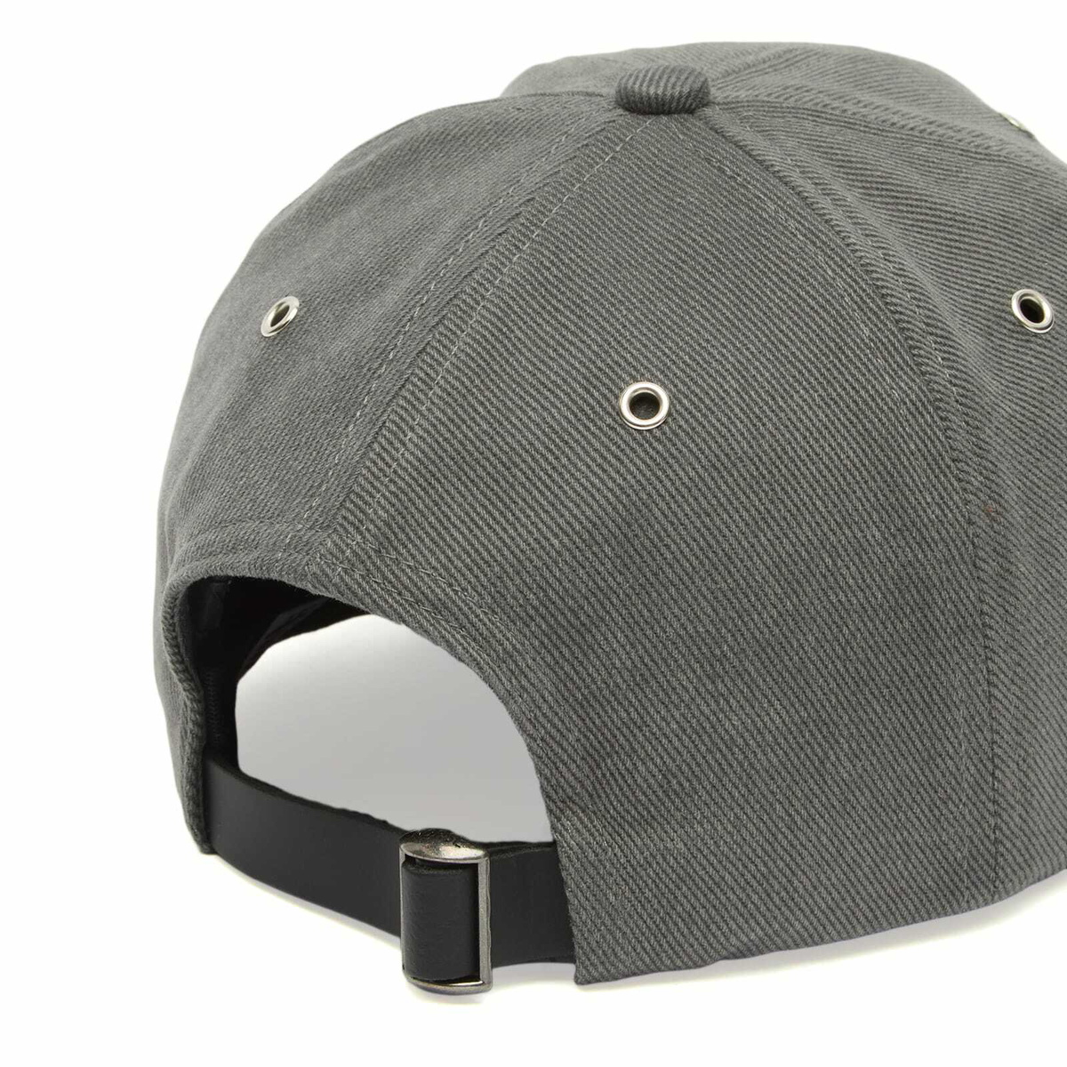 Norse Projects Men's Bull Denim 6 Panel Cap in Graphite 