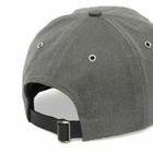 Norse Projects Men's Bull Denim 6 Panel Cap in Graphite 