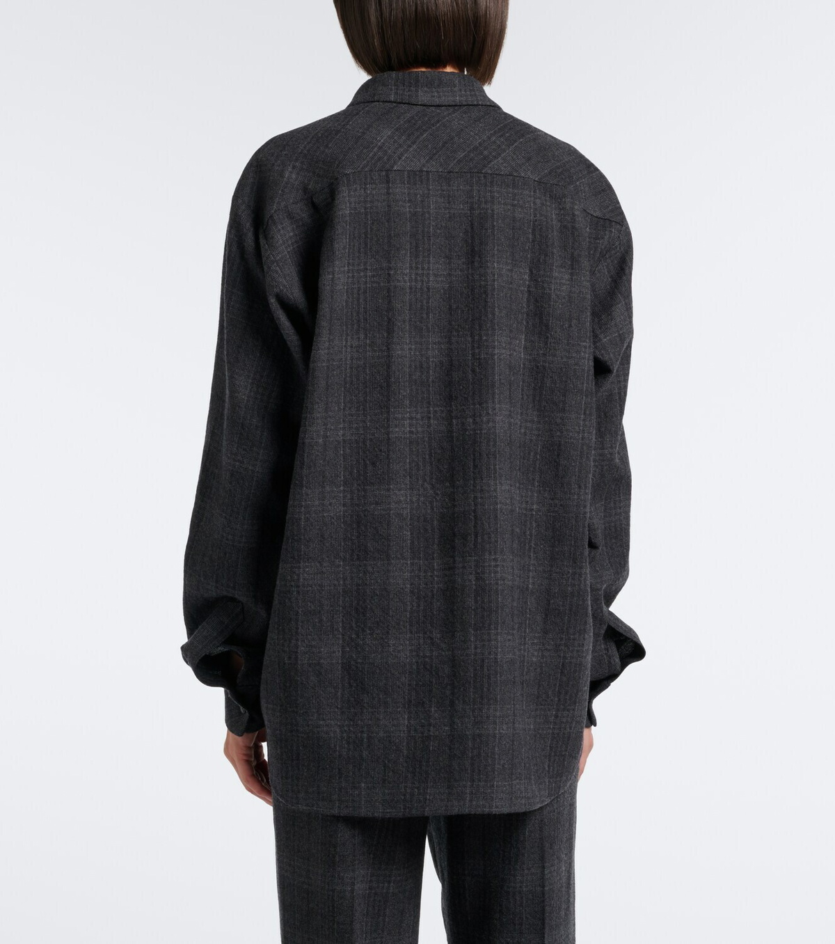 Magda Butrym Plaid virgin wool shirt