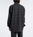 Magda Butrym Plaid virgin wool shirt