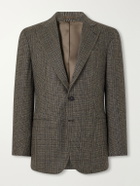 J. Mueser - Waverly Prince of Wales Checked Virgin Wool-Tweed Blazer - Green