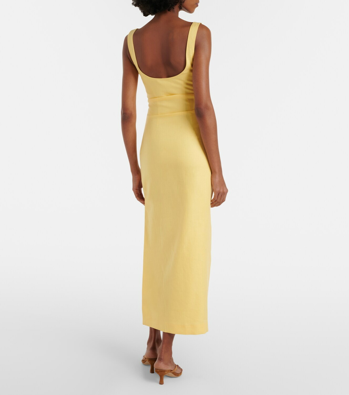 SIR Linen midi dress