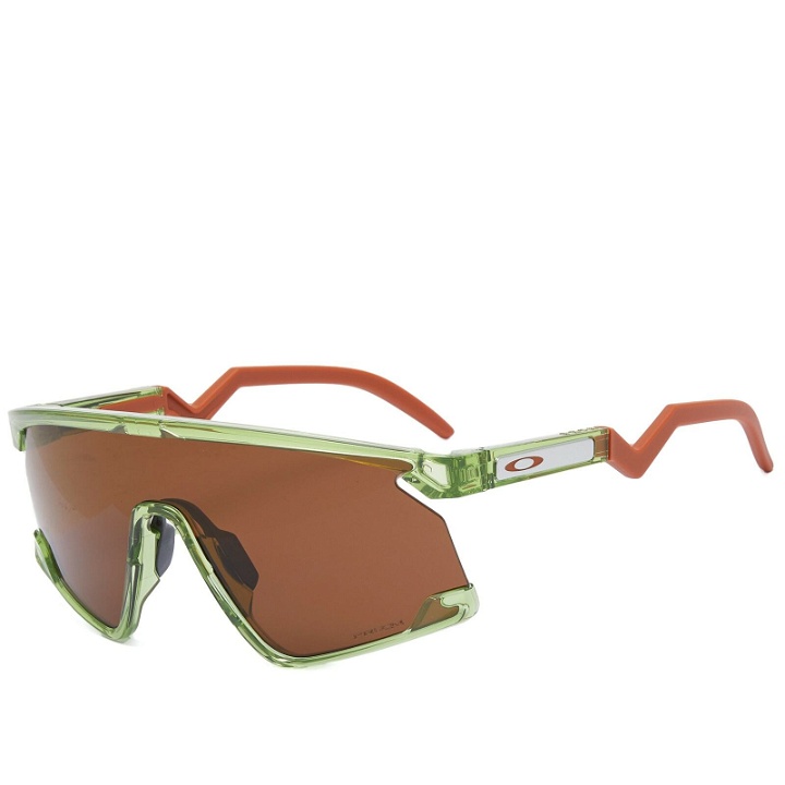 Photo: Oakley Bxtr Sunglasses in Trans Fern/Prizm Bronze 