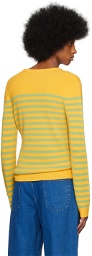 JW Anderson Yellow Striped Glove Sweater