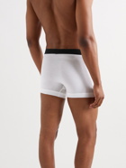 TOM FORD - Two-Pack Stretch Cotton and Modal-Blend Boxer Briefs - White