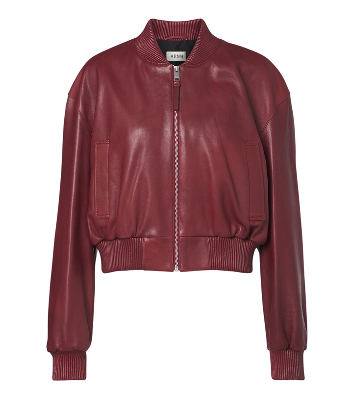 Photo: Arma Hannah leather bomber jacket