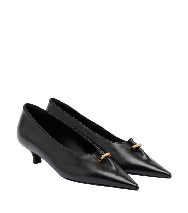 Photo: Toteme Pierced embellished leather pumps