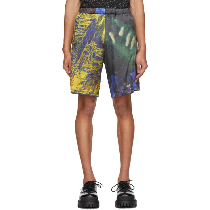 Photo: Ottolinger Multicolor Lucie Stahl Edition Silk Print Shorts