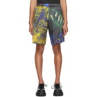 Ottolinger Multicolor Lucie Stahl Edition Silk Print Shorts