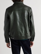 YMC - MK2 Leather Jacket - Green
