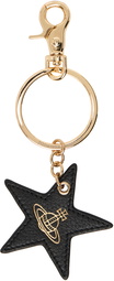 Vivienne Westwood Black Star Keychain