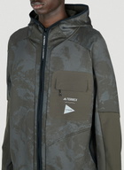 adidas Terrex x And Wander Graphic Print Hooded Jacket