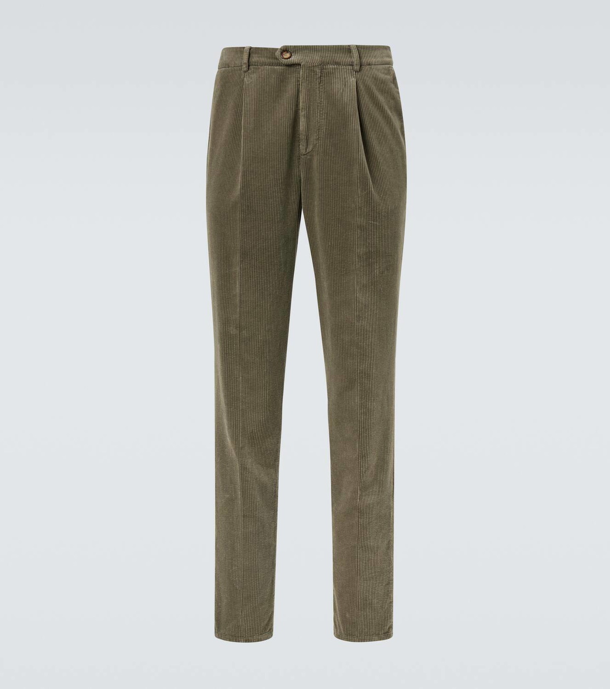 【送料&関税込】Brunello Cucinelli Viscose And Cotton Cordur Brunello Cucinelli Cotton corduroy chinos Brunello Cucinelli