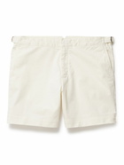 Orlebar Brown - Bulldog Slim-Fit Stretch-Cotton Twill Shorts - White