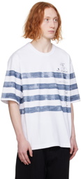 Dolce&Gabbana White Stripe T-Shirt
