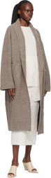 Lauren Manoogian Taupe Double Face Long Coat