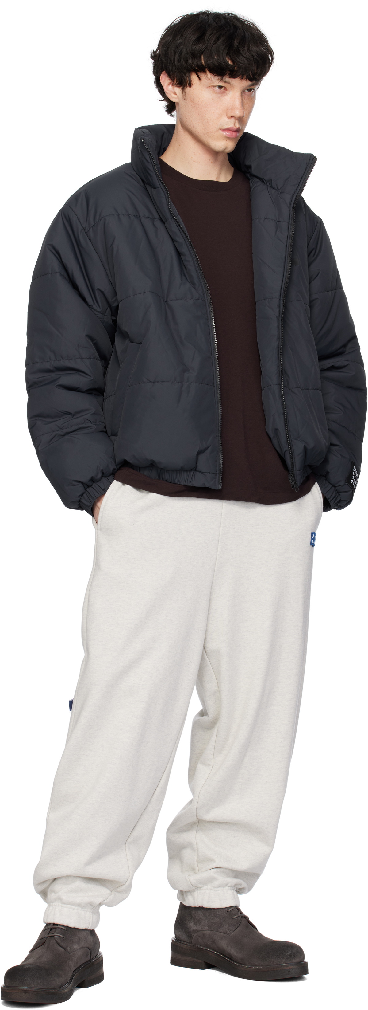 Ksubi Navy Sott Puffer Reversible Jacket