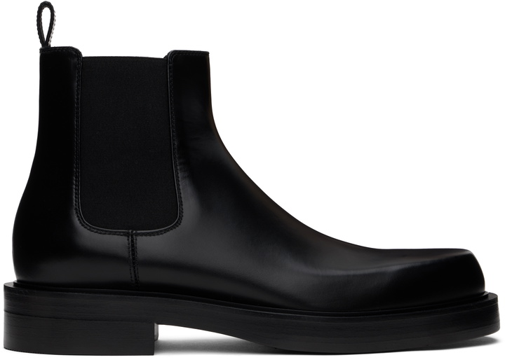 Photo: Lanvin Black Banjo Ankle Boots