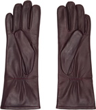 OUR LEGACY Burgundy Her Gloves