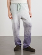 God's True Cashmere - Ombre Straight-Leg Cashmere Trousers - Blue