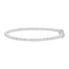 Le Gramme Silver Brushed Le 11 Grammes Beads Bracelet