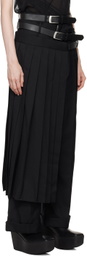 Junya Watanabe Black Belted Trousers