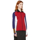 Marni Red Colorblock Zip-Up Jacket