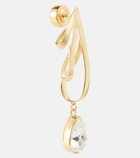 JW Anderson Ribbon crystal-embellished earrings