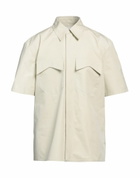 Jil Sander Mens Shirt in Beige