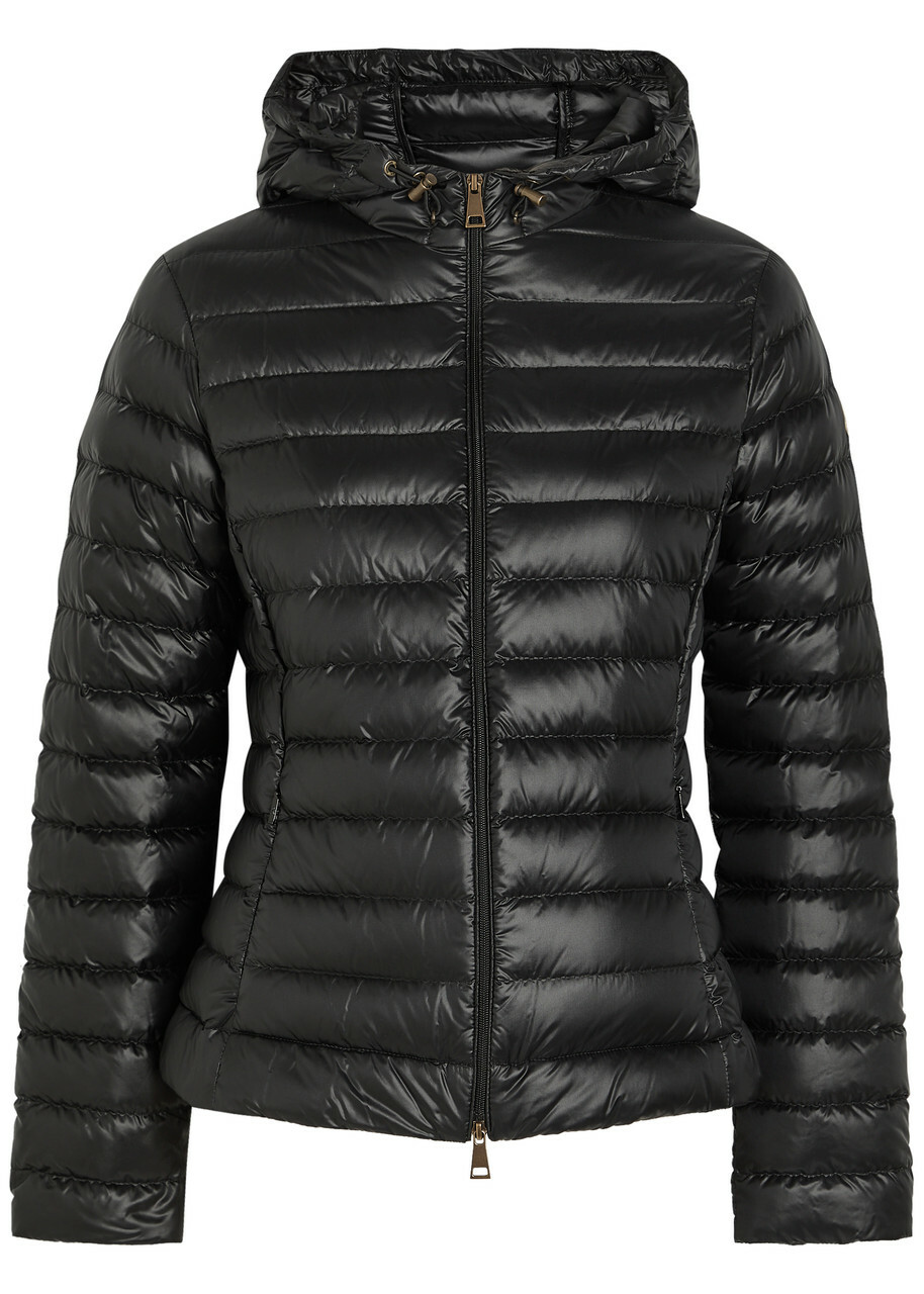 Moncler Igelhood Padded Hooded Nylon Jacket Black