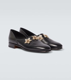 Bode Bullion Star embellished leather loafers